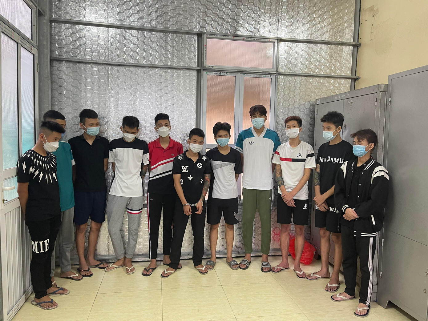 Các đối tượng bị bắt giữ Các đối tượng bị bắt giữ