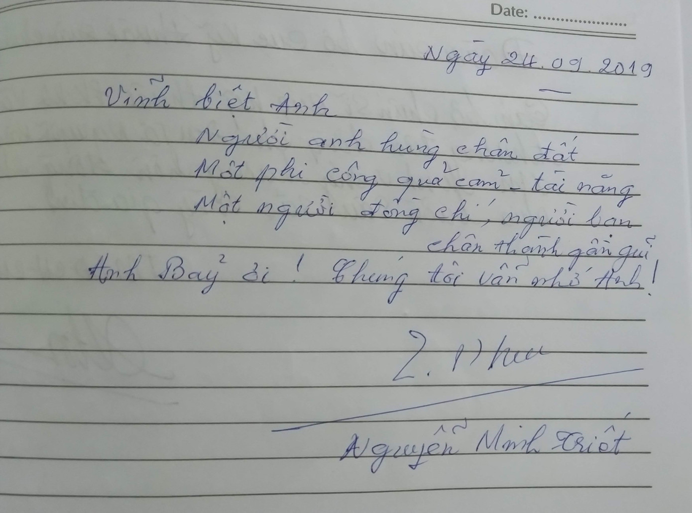 Lay động lời tưởng nhớ gửi Anh hùng phi công Nguyễn Văn Bảy ảnh 14