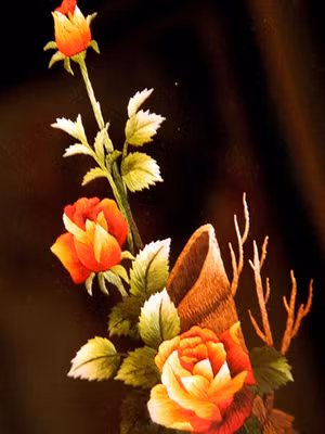 Một tác phẩm tranh thêu 3D