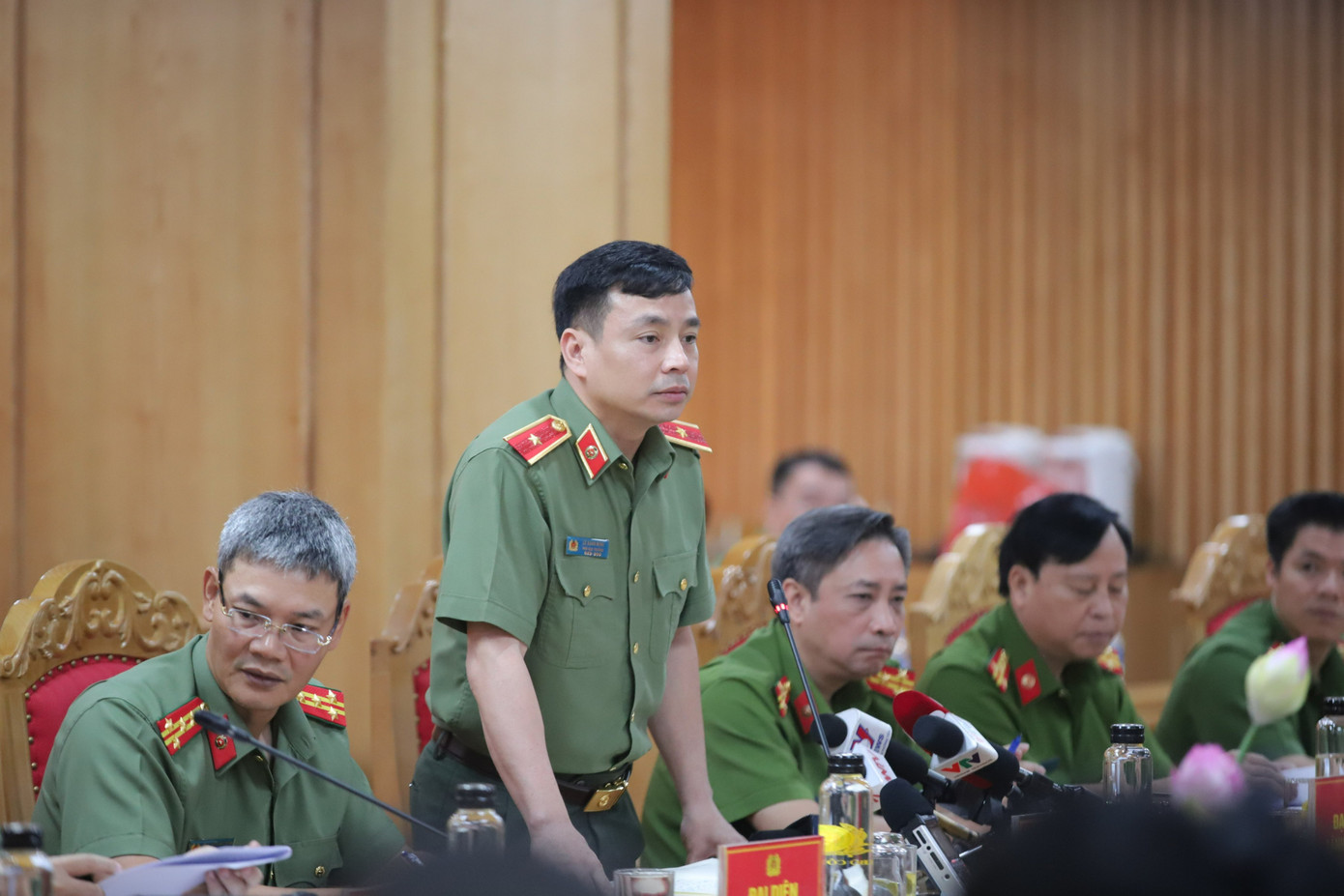 Thiếu tướng Lê Xuân Minh - Phó Cục trưởng Cục An ninh mạng và phòng chống tội phạm sử dụng công nghệ cao (A05). Ảnh: Phạm Nam.