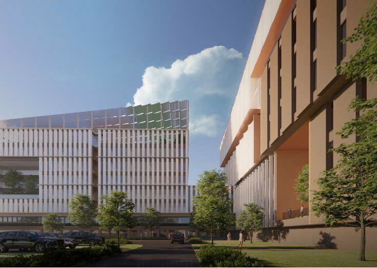 Trụ sở chung tỉnh Khánh Hòa có tổng mức đầu tư hơn 1.867 tỷ đồng. Ảnh: Huni Architectes. Trụ sở chung tỉnh Khánh Hòa có tổng mức đầu tư hơn 1.867 tỷ đồng. Ảnh: Huni Architectes.