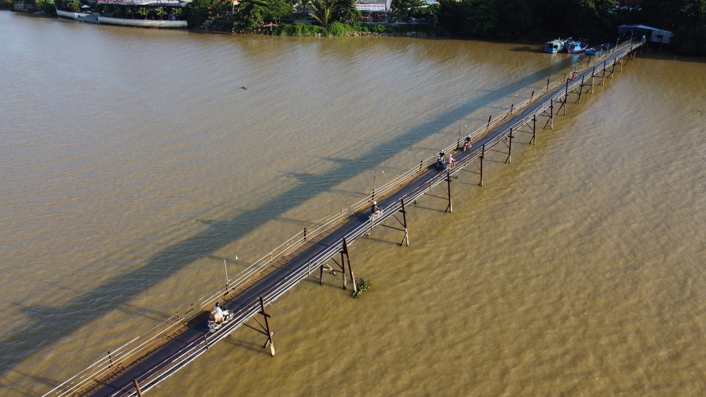 Cầu gỗ Phú Kiểng hiện nay.