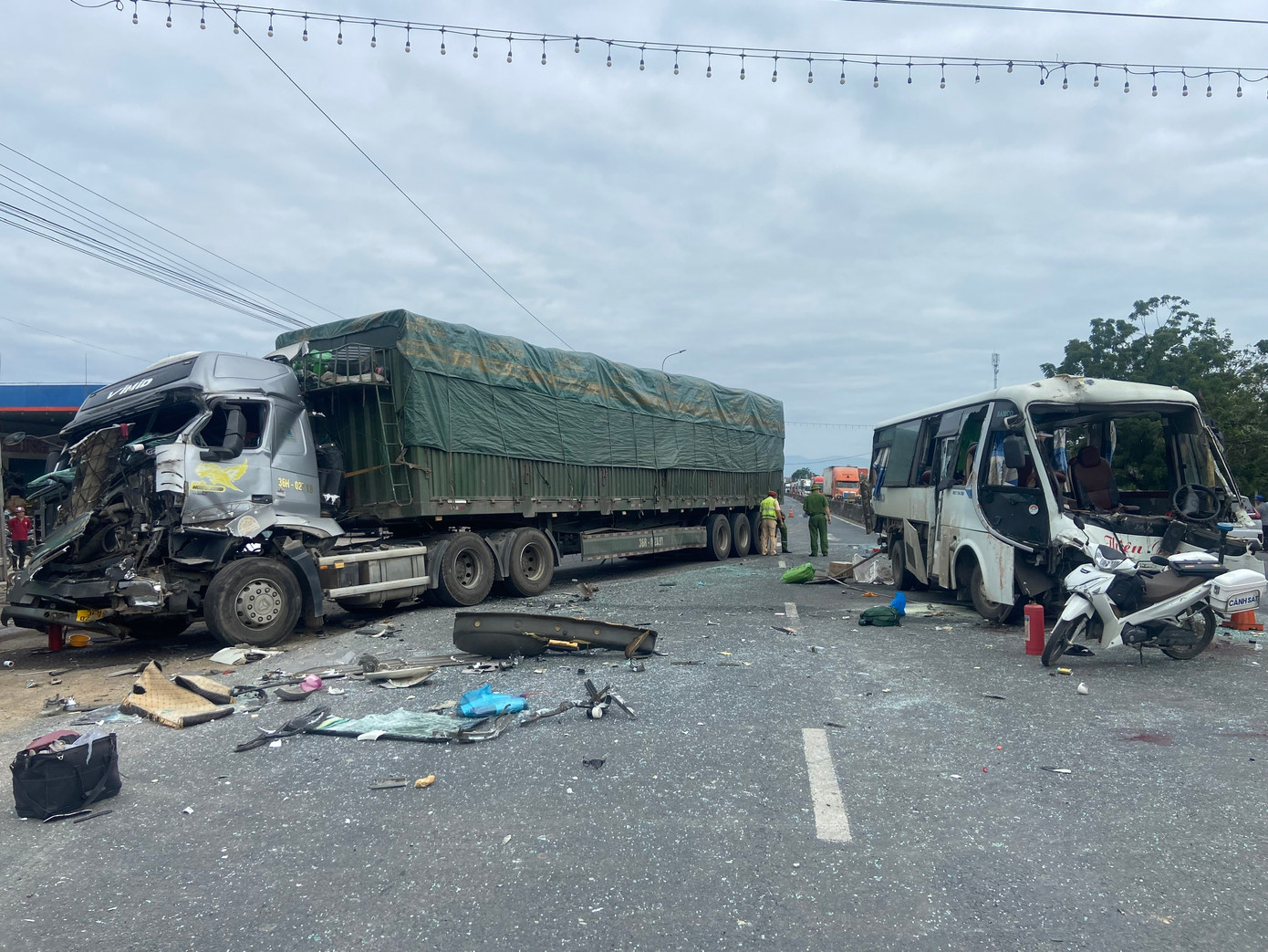 Hiện trường vụ tai nạn