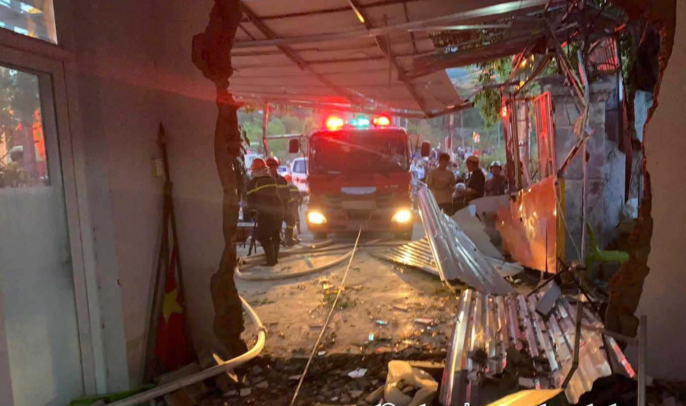 Hiện trường vụ việc.