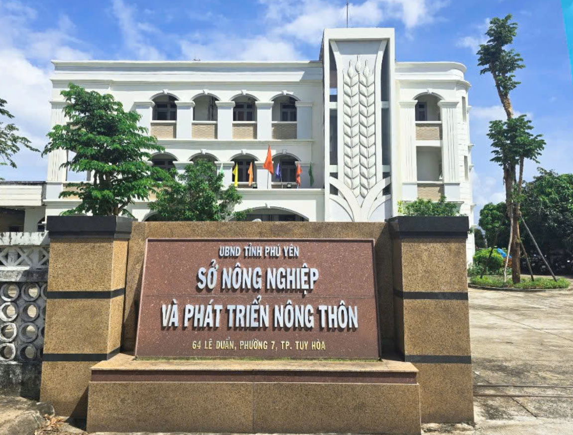 Trụ sở Sở Nông nghiệp và Phát triển nông thôn Phú Yên. Ảnh: Sở NN &amp; PTNT Phú Yên.
