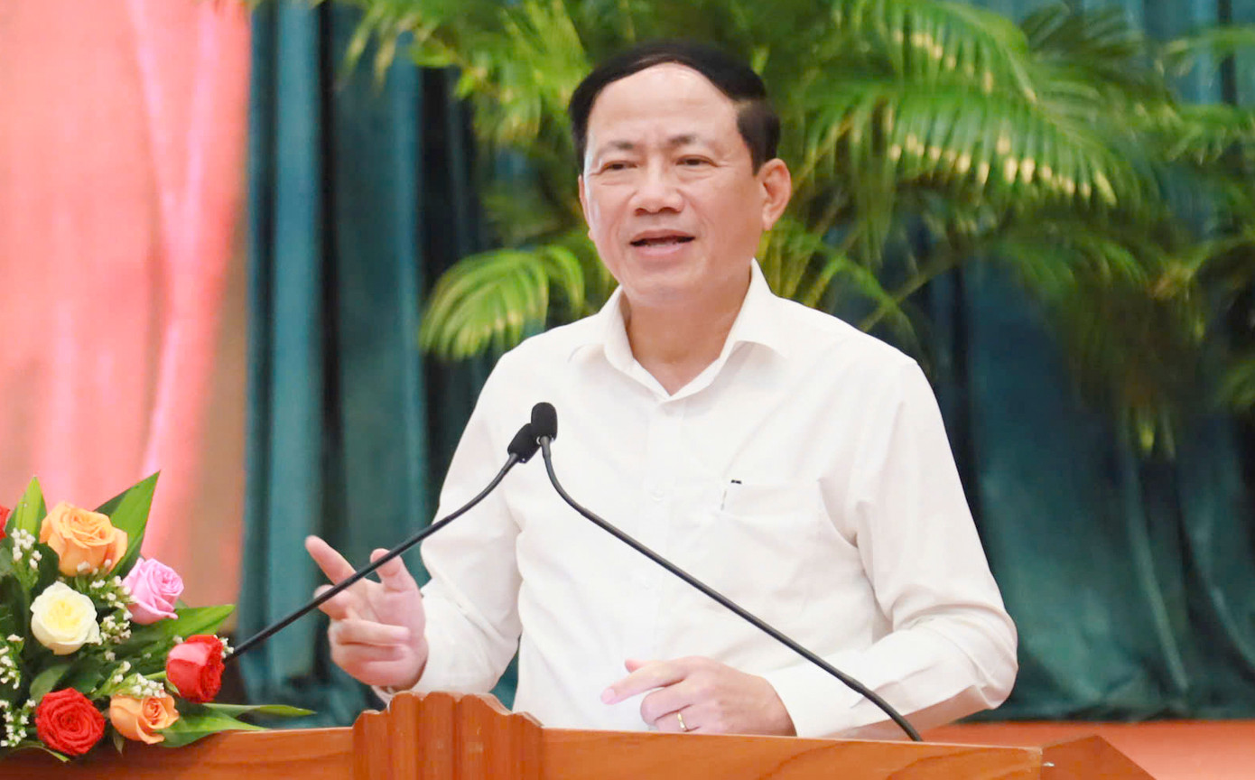 Ông Phạm Anh Tuấn phát biểu tại hội nghị. Ông Phạm Anh Tuấn phát biểu tại hội nghị.