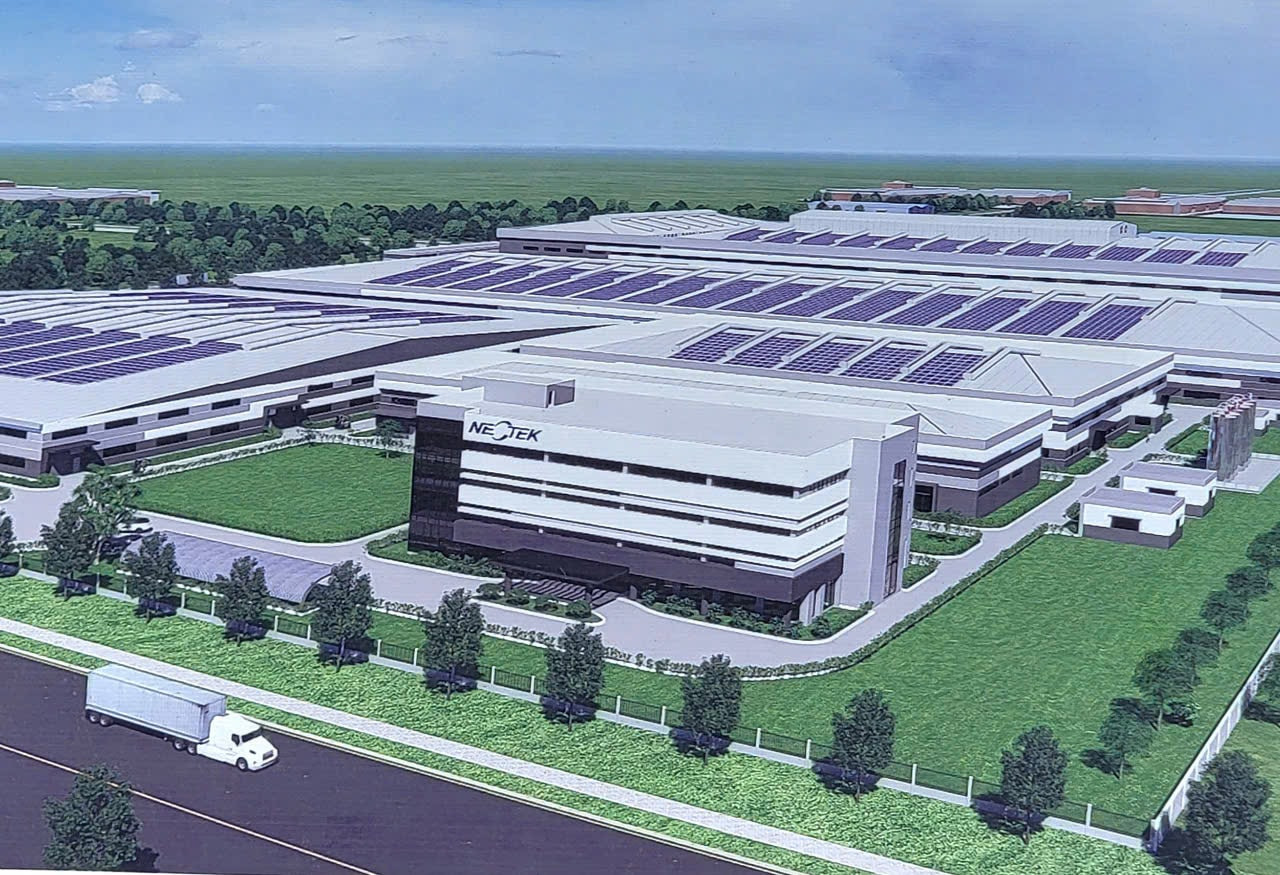 Phối cảnh nhà máy công nghiệp Neotek Việt Nam của Công ty TNHH Công nghiệp Neotek Việt Nam. Phối cảnh nhà máy công nghiệp Neotek Việt Nam của Công ty TNHH Công nghiệp Neotek Việt Nam.