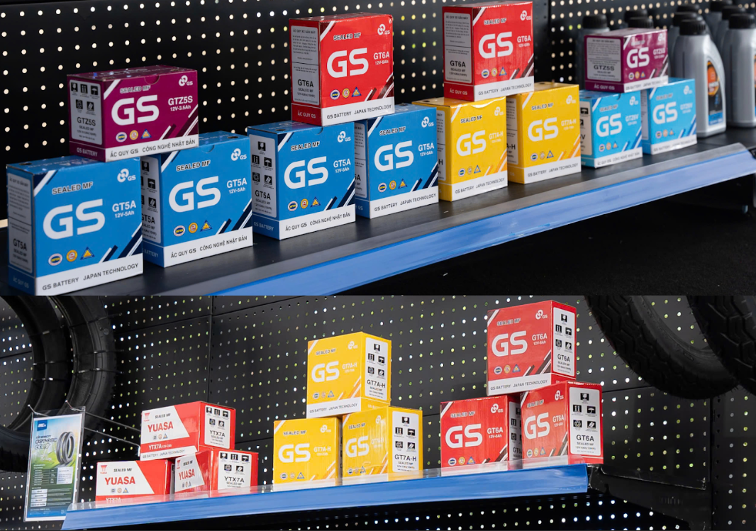 Hình ảnh Ắc Quy GS Việt Nam được trưng bày tại chương trình