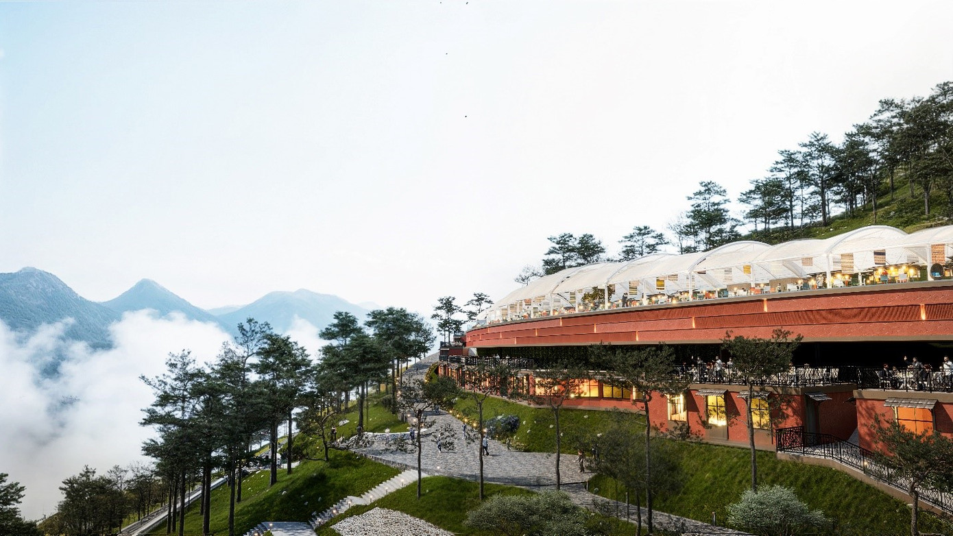 Bản Mòng Resort &amp; Funfair là quần thể khách sạn mini 5 sao hơn 1.500 phòng với nội thất cao cấp.