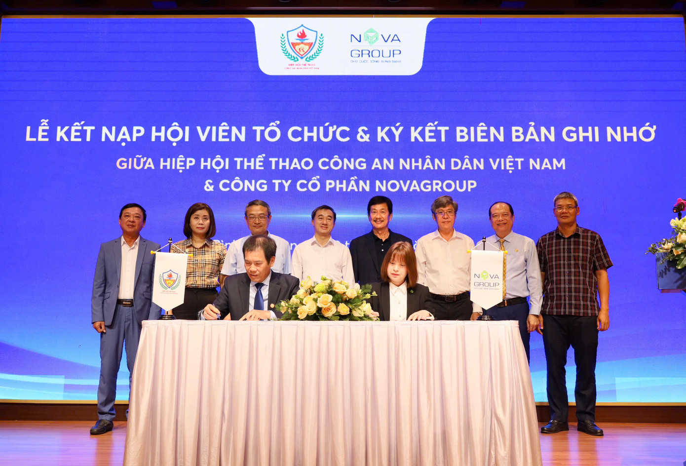 Hiệp hội Thể thao Công an Nhân dân Việt Nam và NovaGroup đã ký kết hợp tác để phát triển công tác thể thao của lực lượng CAND