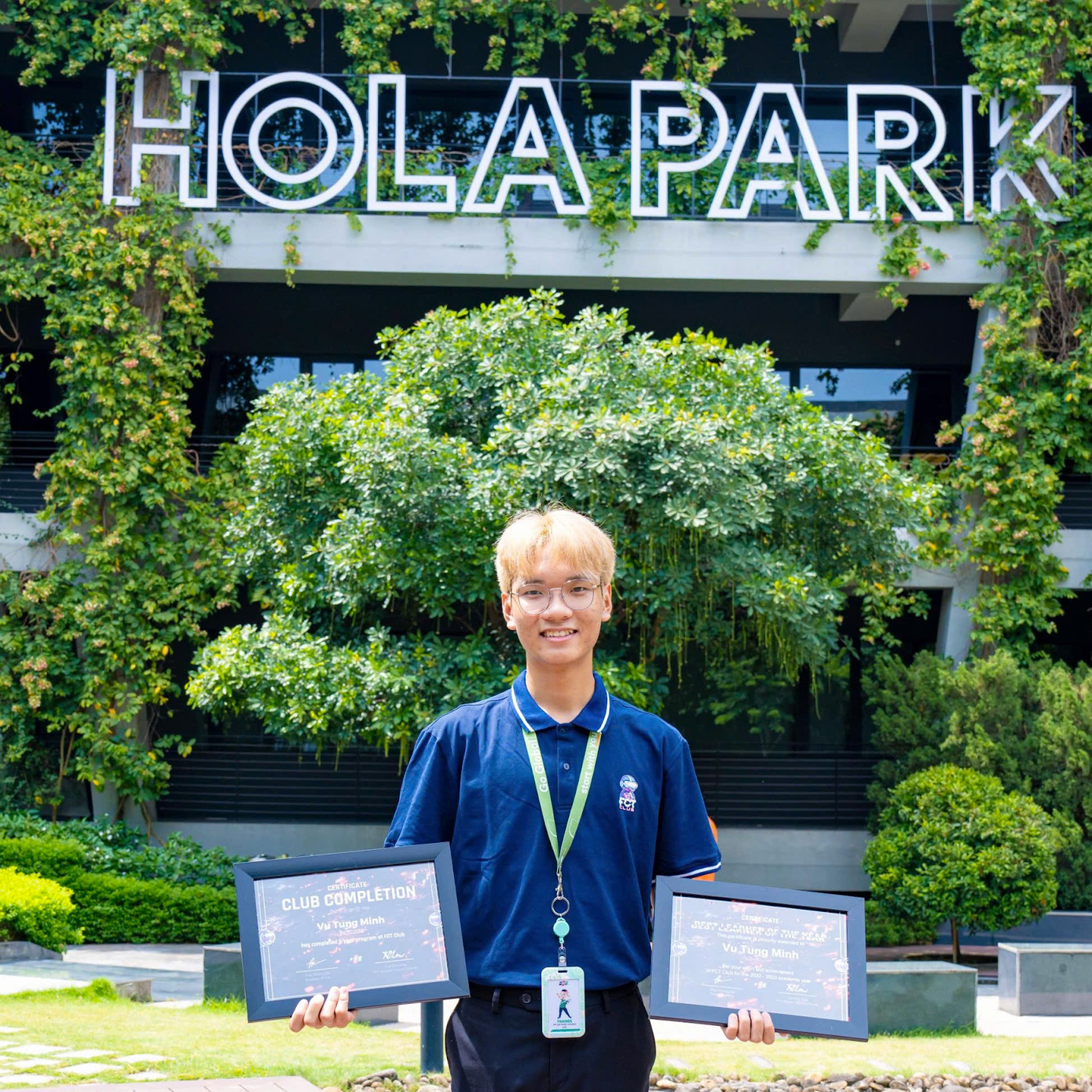 Vũ Tùng Minh trở thành thực tập sinh tại FPT khi vừa bắt đầu học Đại học.