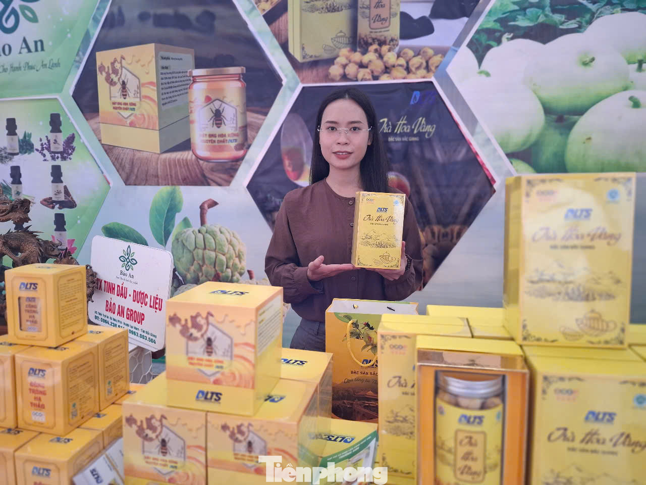 Sản phẩm Ocop trà hoa vàng huyện Lục Nam (Bắc Giang).