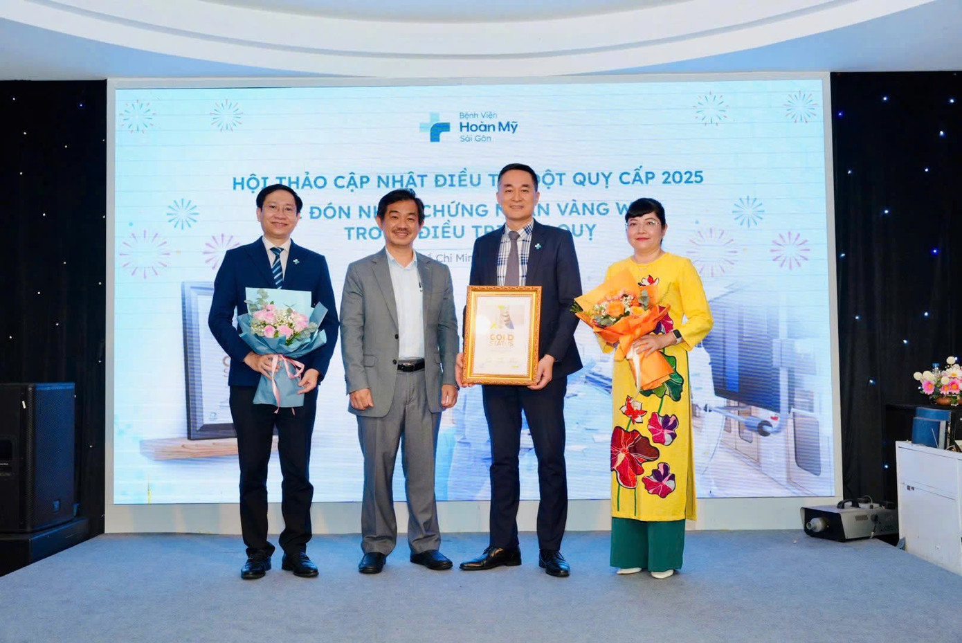 Bệnh viện Hoàn Mỹ Sài Gòn được trao Chứng nhận Vàng từ Hội Đột quỵ Thế giới