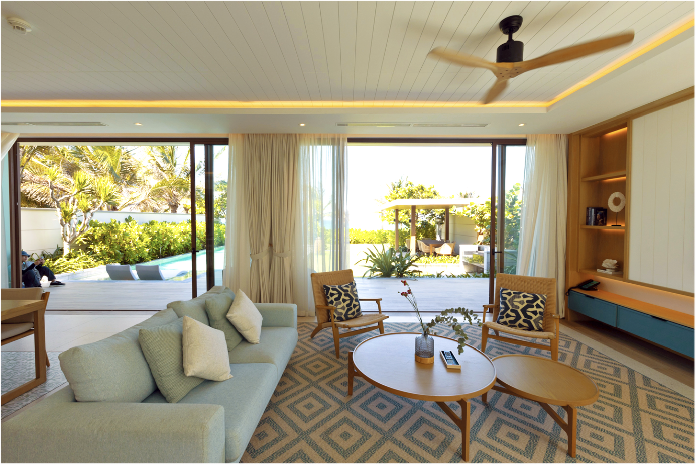 The Ocean Resort Quy Nhon được kiến tạo để con người có thể chạm gần hơn với thiên nhiên. Hình: The Ocean Resort Quy Nhon