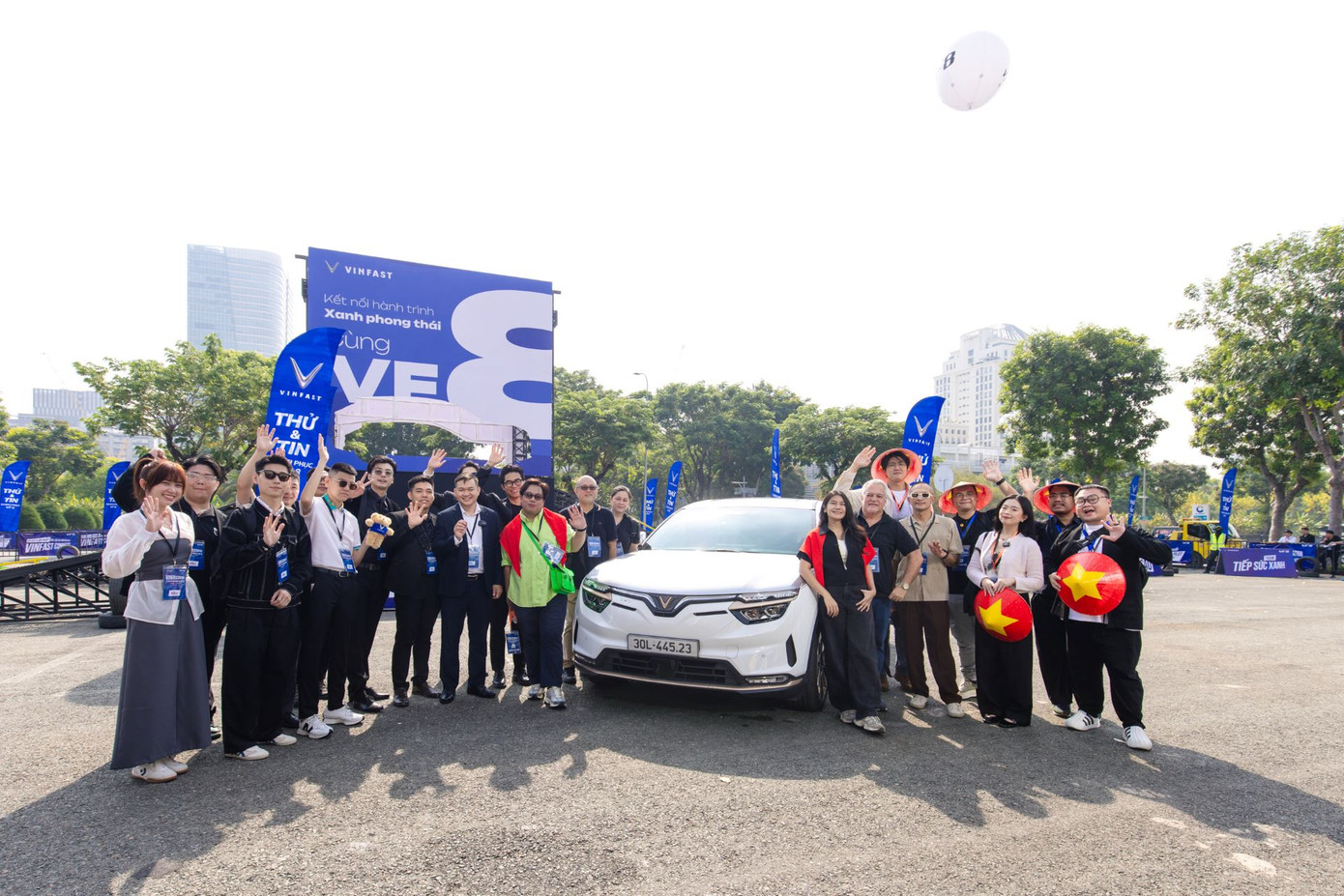 Sự kiện “Thử &amp; Tin – Chinh phục VF 8” thu hút nhiều tên tuổi trong nước và quốc tế.