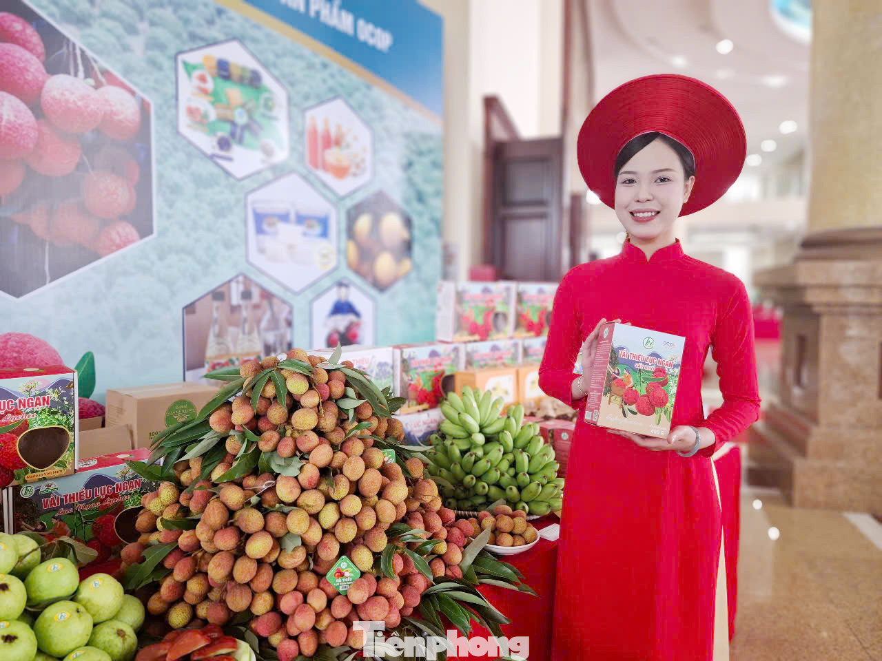 Sản phẩm vải thiều đạt Ocop của tỉnh Bắc Giang