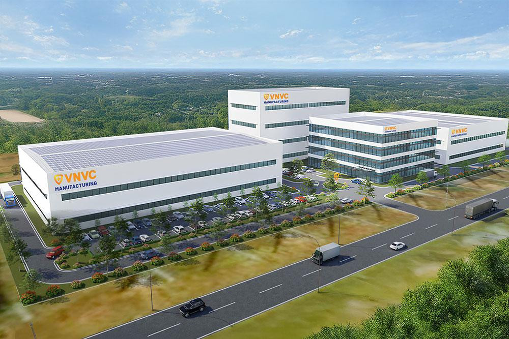 Thiết kế Nhà máy sản xuất Vắc xin và Sinh phẩm VNVC sẽ khởi công trong năm 2025.