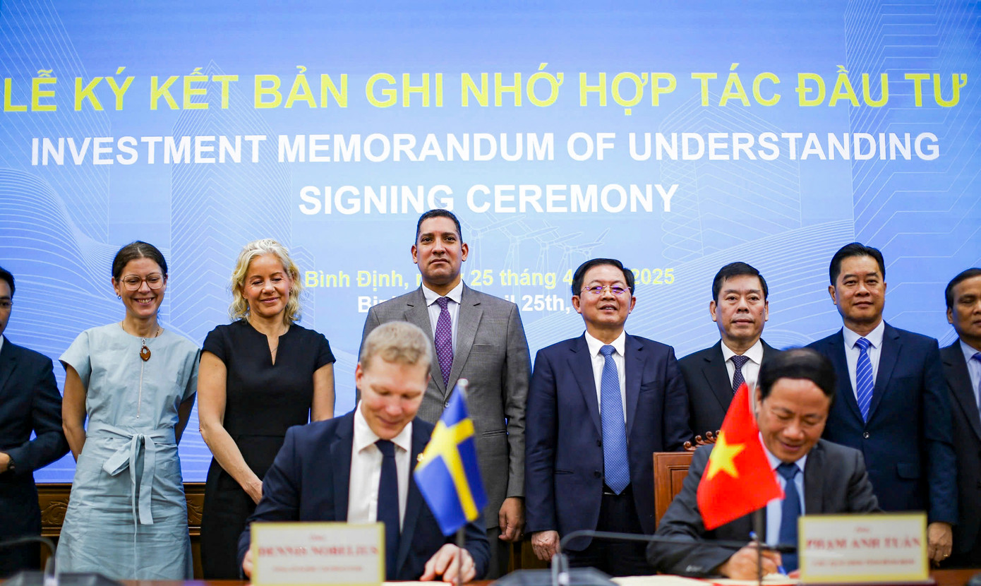 UBND tỉnh Bình Định và Tập đoàn Syre ký kết bản ghi nhớ hợp tác đầu tư.