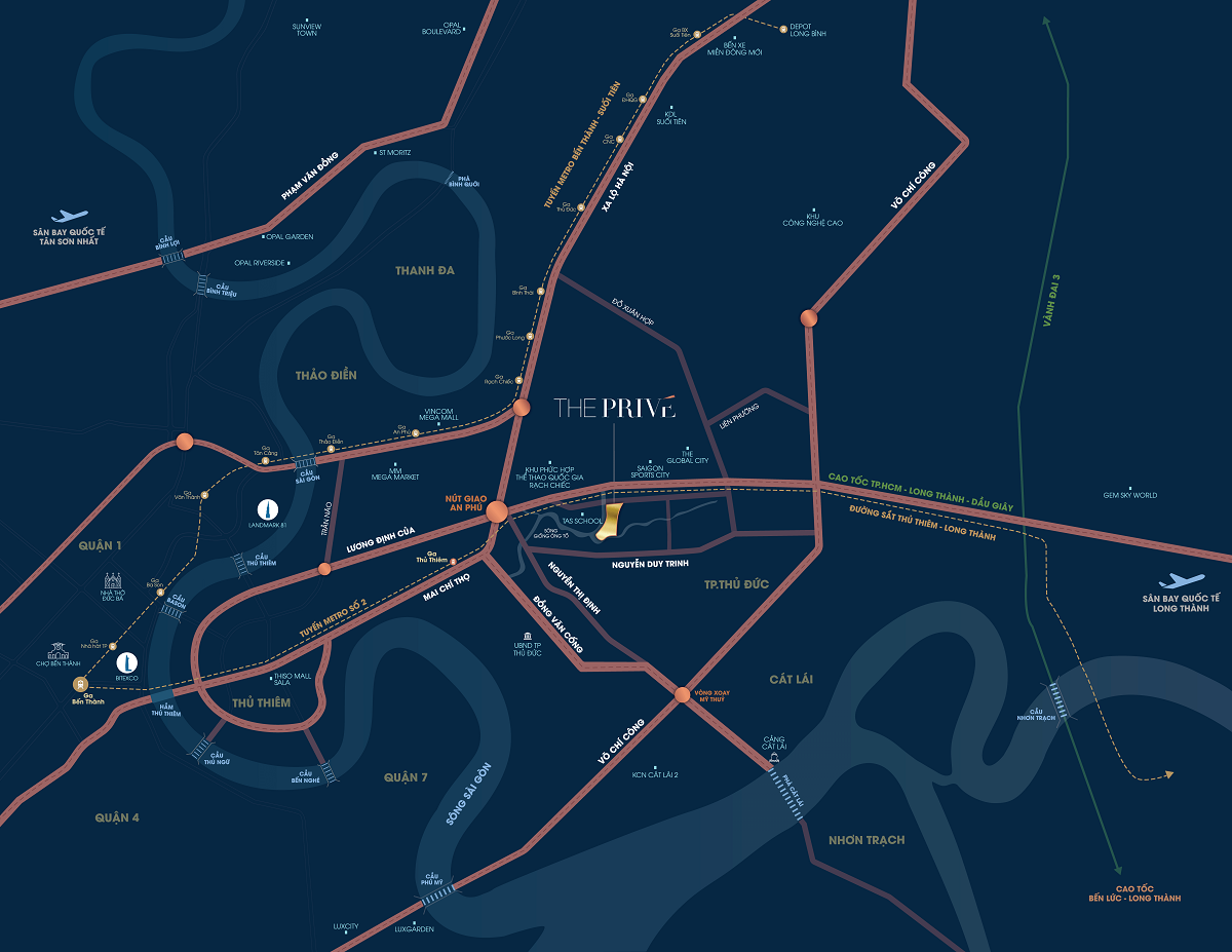 Tọa lạc tại trung tâm Nam Rạch Chiếc, The Privé thừa hưởng trọn vẹn tiện ích đẳng cấp quốc tế Tọa lạc tại trung tâm Nam Rạch Chiếc, The Privé thừa hưởng trọn vẹn tiện ích đẳng cấp quốc tế