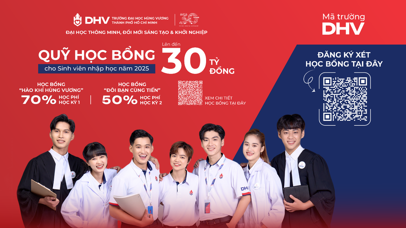 Hệ sinh thái học bổng tại Trường Đại học Hùng Vương Thành Phố Hồ Chí Minh (DHV) Hệ sinh thái học bổng tại Trường Đại học Hùng Vương Thành Phố Hồ Chí Minh (DHV)