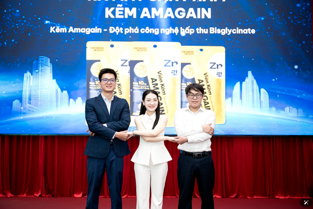 Viên Kẽm Amagain – ứng dụng công nghệ Bisglycinate được nhập khẩu từ Mỹ