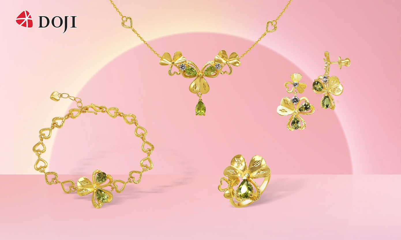 Công nghệ chế tác hiện đại đã thổi một làn gió mới vào chất liệu vàng 24K truyền thống tạo nên những BST trang sức đầy ấn tượng