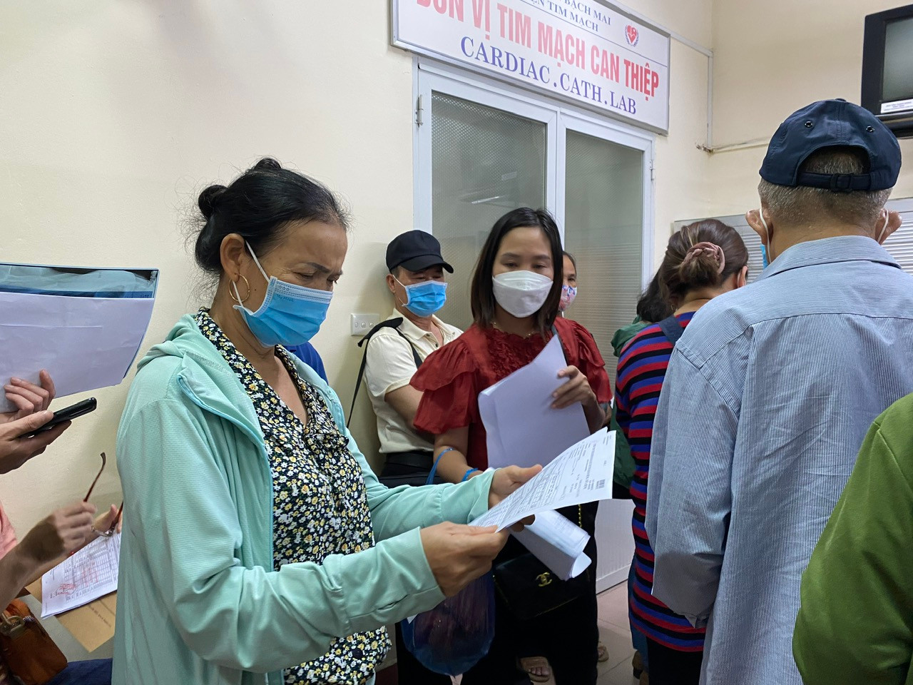 Bệnh nhân tại Viện Tim mạch BV Bạch Mai