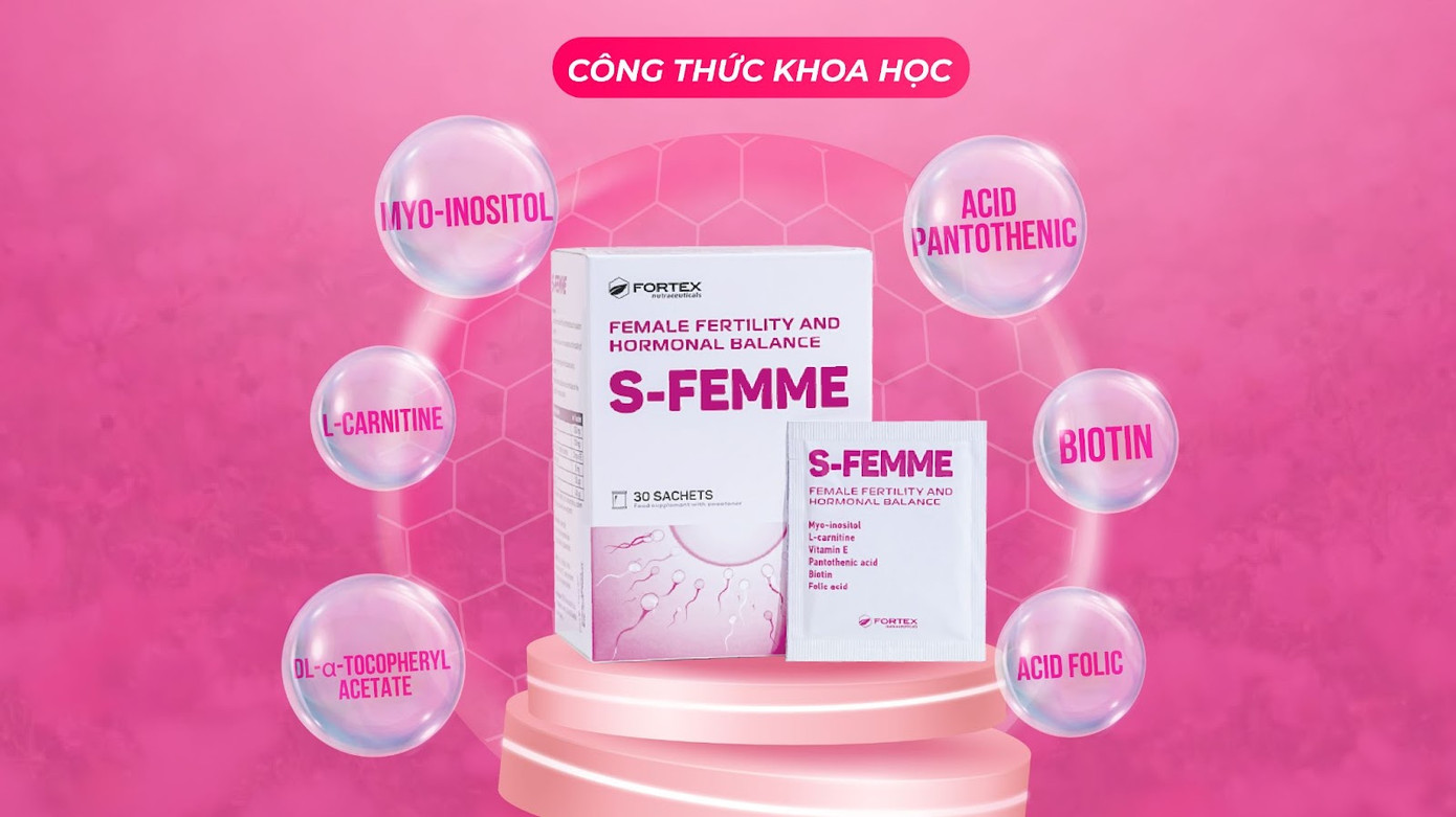Thành phần của TPBVSK S-FEMME