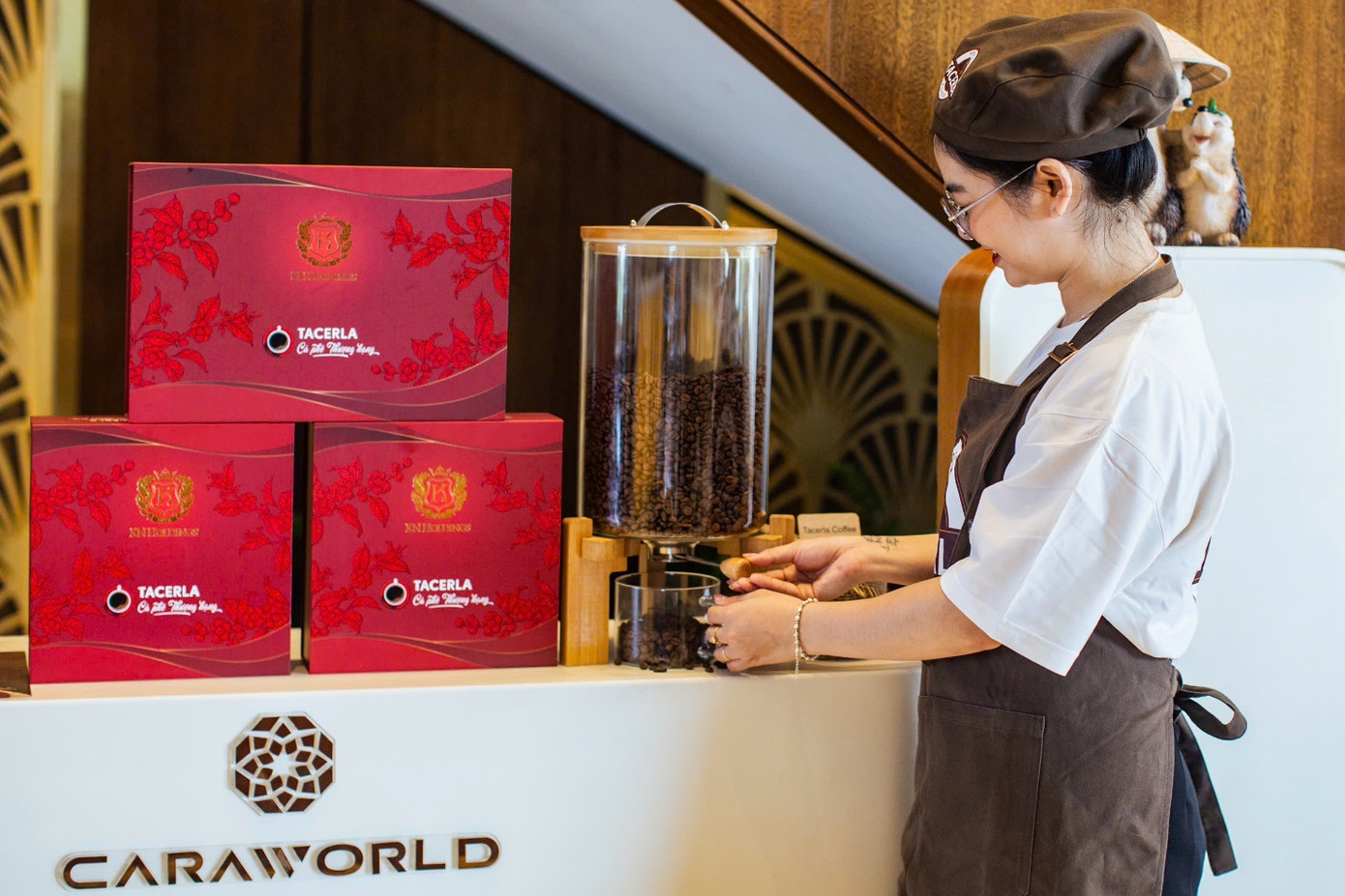 Những hạt cà phê Arabica và Robusta có hương vị đặc trưng, đậm đà