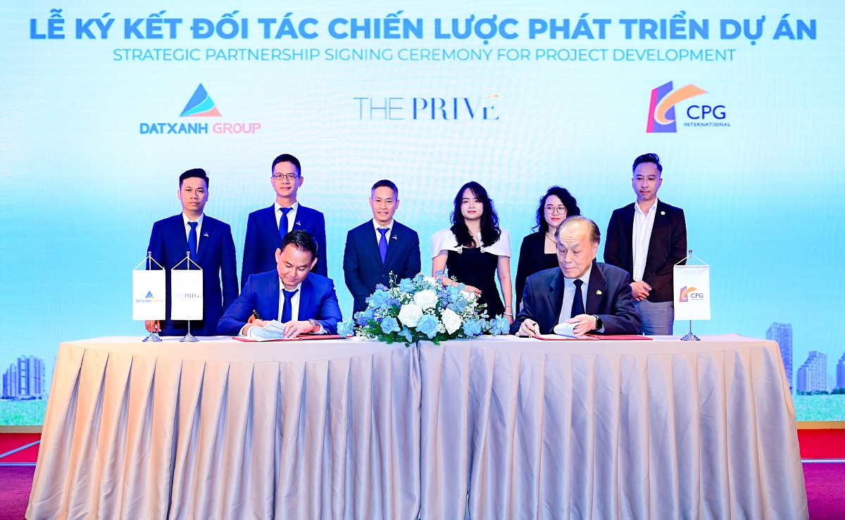 Đại diện Tập đoàn Đất Xanh và CPG ký kết thỏa thuận hợp tác Đại diện Tập đoàn Đất Xanh và CPG ký kết thỏa thuận hợp tác