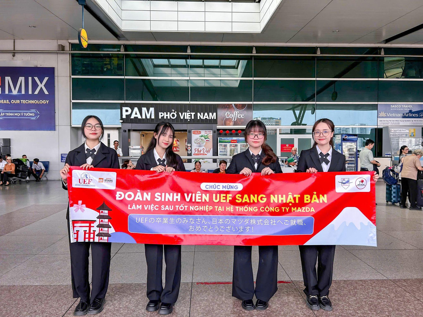 Các cử nhân UEF gia nhập thị trường lao động Nhật Bản Các cử nhân UEF gia nhập thị trường lao động Nhật Bản