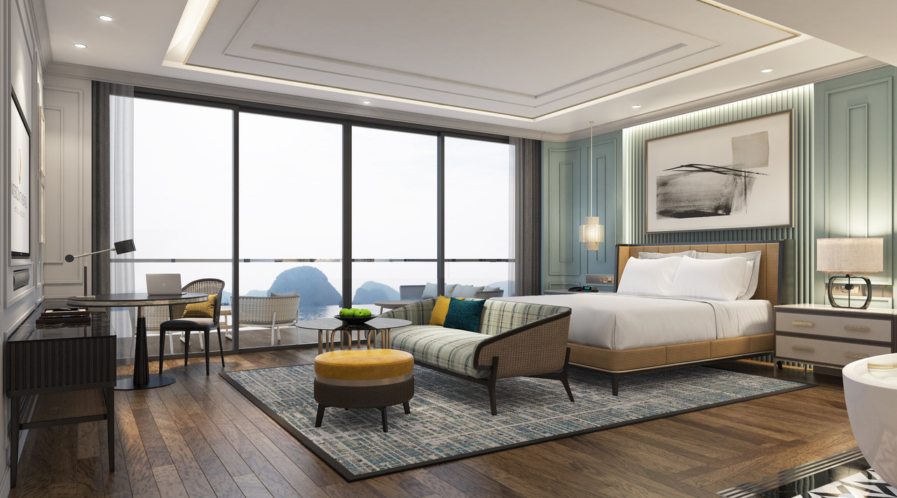 Các phòng nghỉ lại có thiết kế nổi bật