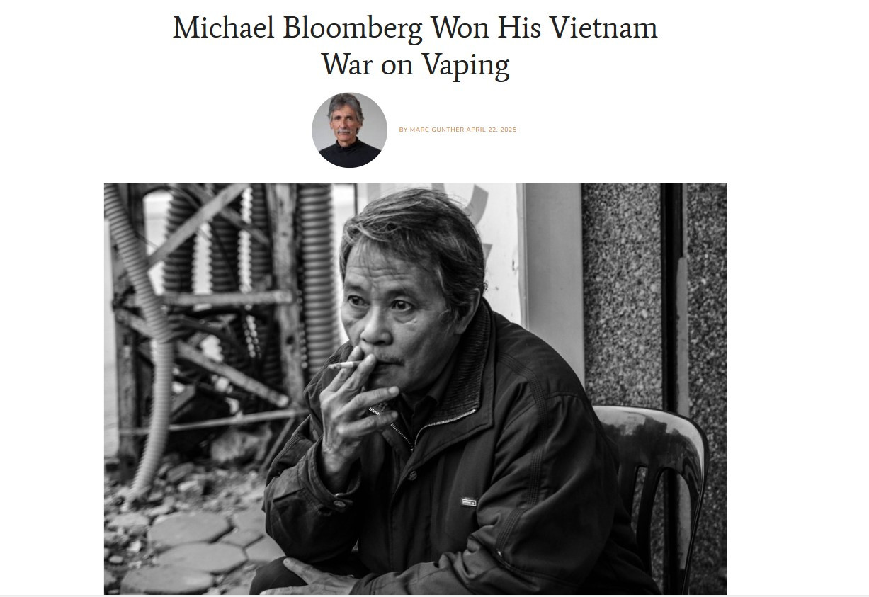 Các chuyên gia quốc tế quan ngại về thông tin sai lệch về thuốc lá mới và tác động vào chính sách quốc gia từ các tổ chức phi chính phủ chống thuốc lá (như Bloomberg Philanthropies) và Tổ chức Y tế Thế giới (WHO). (Nguồn: filtermag.org