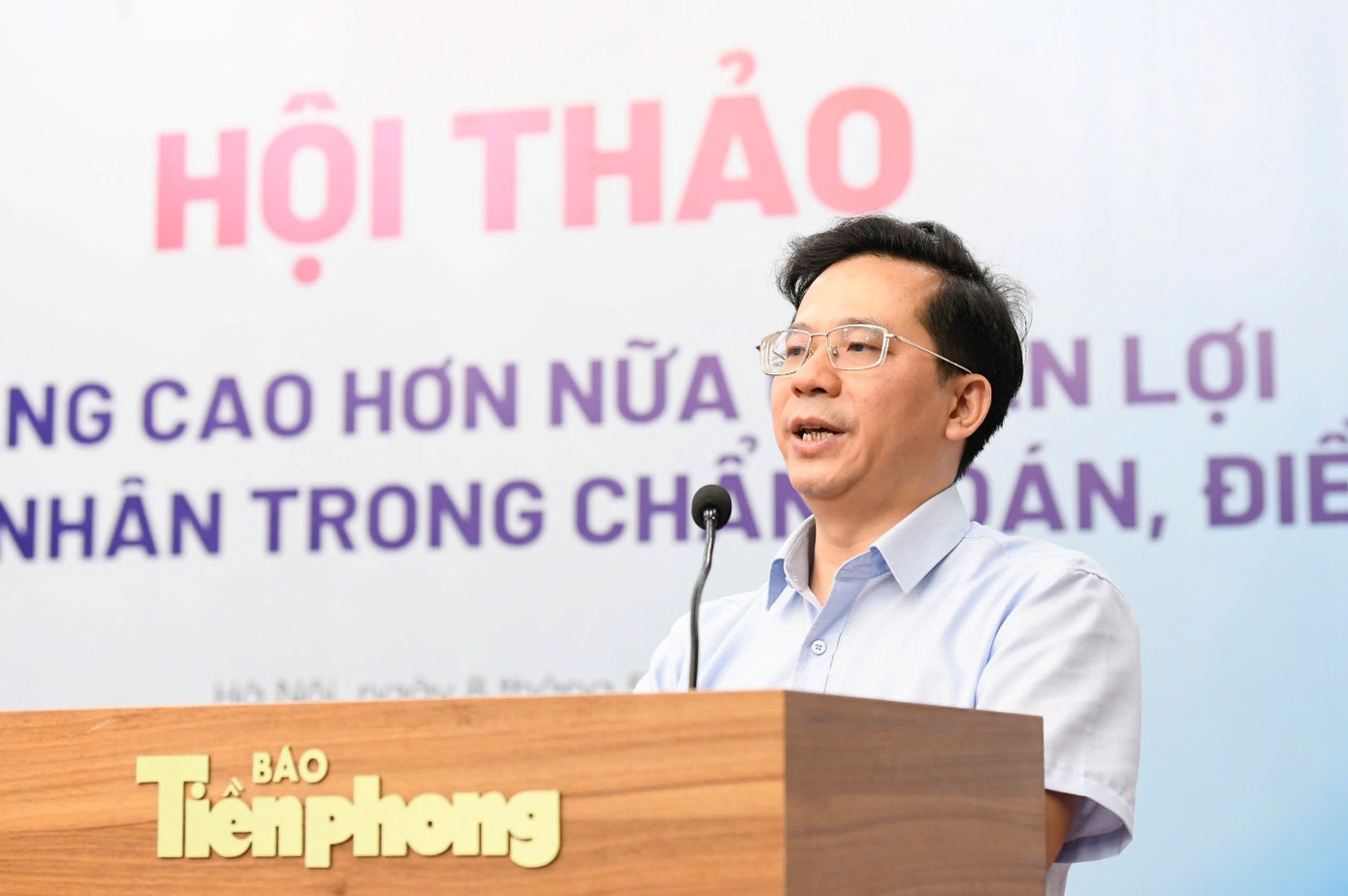 PGS.TS Vũ Văn Giáp, Phó Giám đốc Bệnh viện Bạch Mai. Ảnh: Như Ý