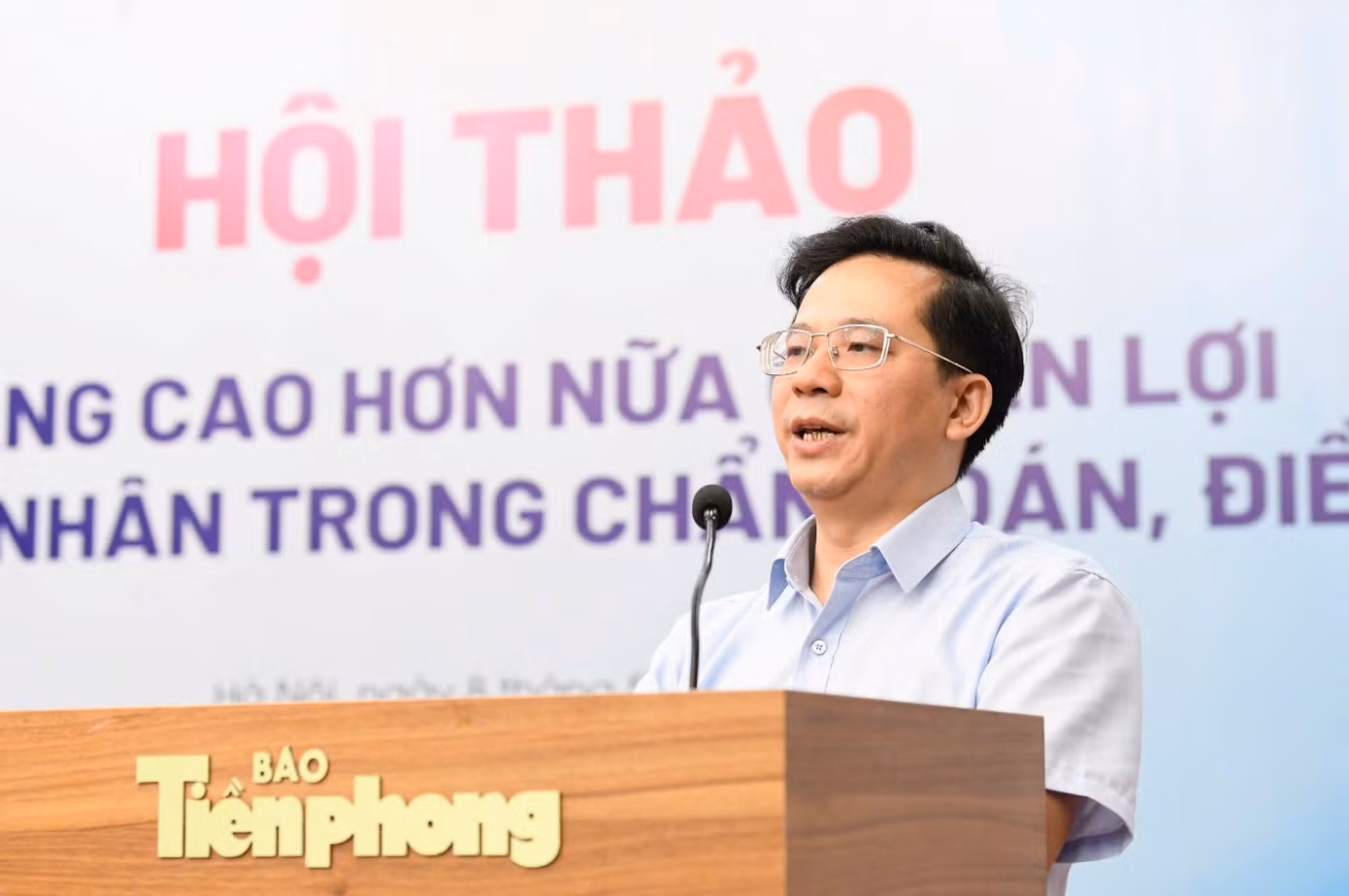 PGS.TS Vũ Văn Giáp, Phó Giám đốc Bệnh viện Bạch Mai. Ảnh: Như Ý