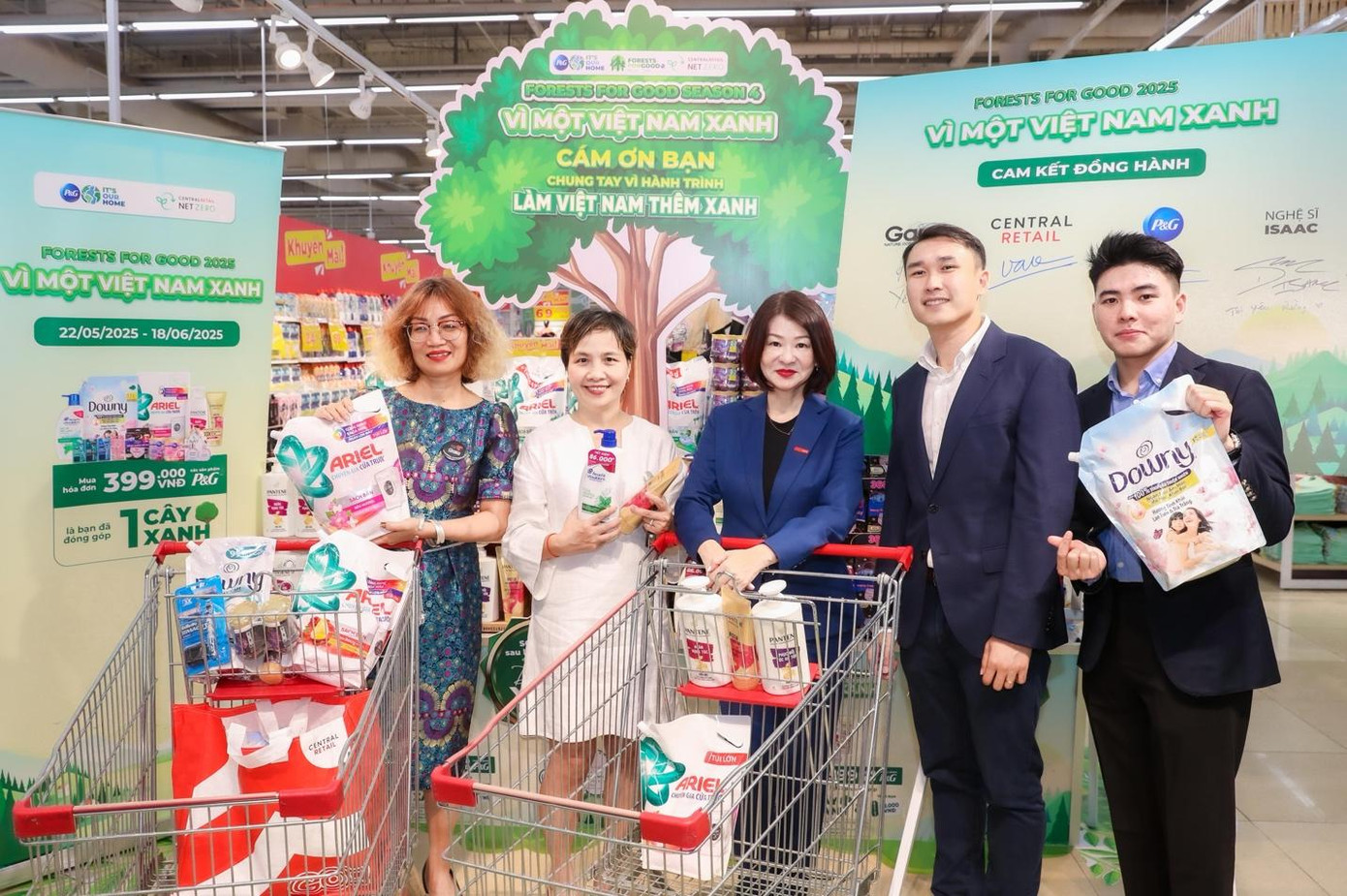 Chương trình trồng rừng “Forests for Good – Vì Một Việt Nam Xanh” năm 2025 do P&amp;G Việt Nam và Central Retail Việt Nam phối hợp triển khai đã chính thức được phát động.