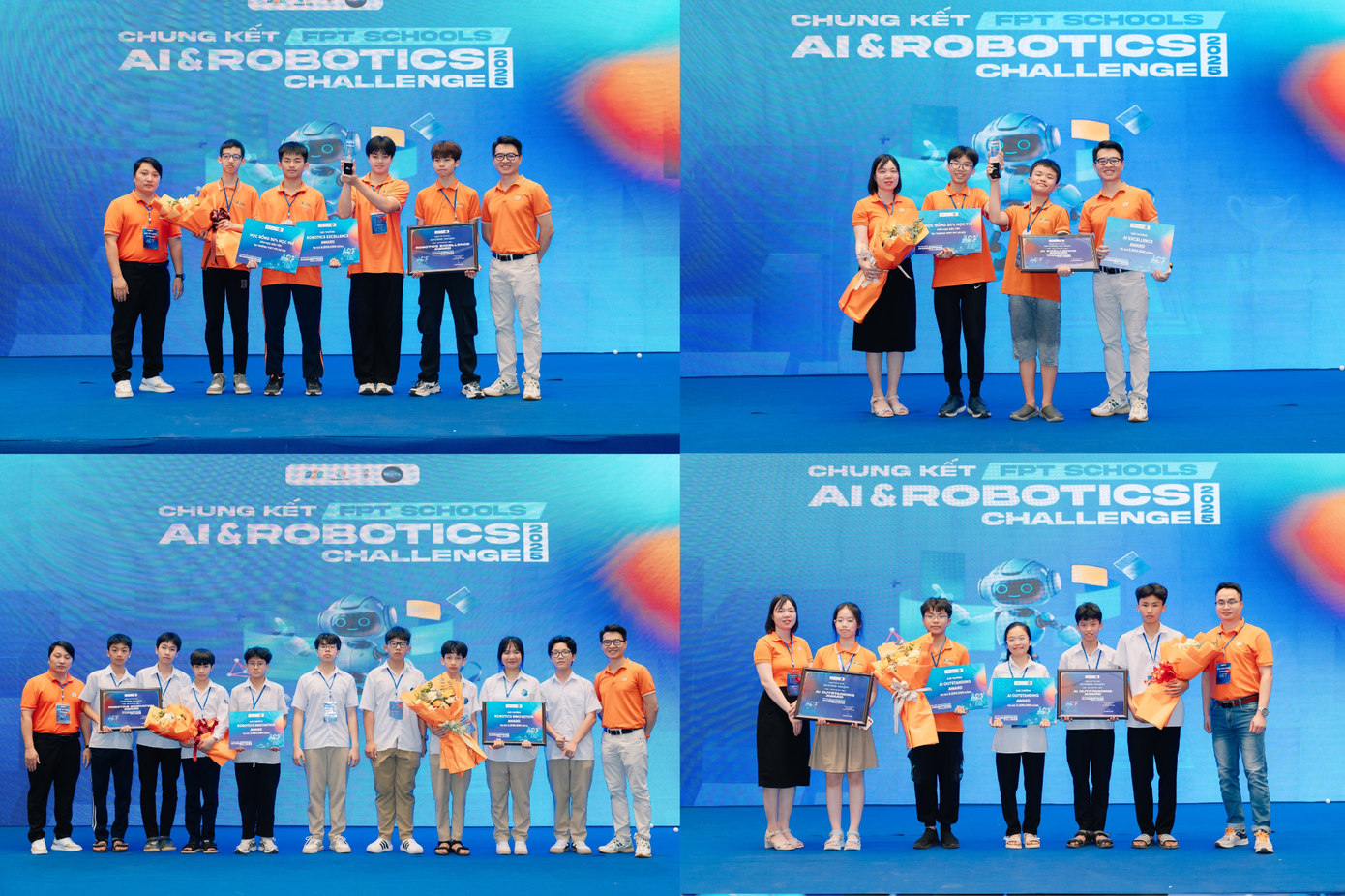 BTC trao giải thưởng cho các đội thi xuất sắc BTC trao giải thưởng cho các đội thi xuất sắc