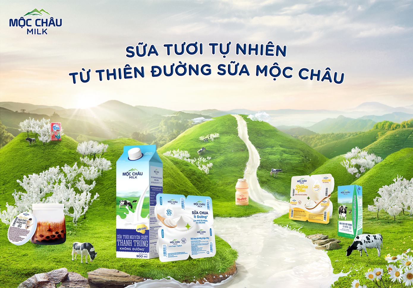 Sản phẩm được thanh trùng trên dây chuyền hiện đại của Thụy Điển ở nhiệt độ thích hợp, giữ trọn hương vị thơm ngon thuần khiết của sữa tươi, giàu canxi, vitamin và khoáng chất