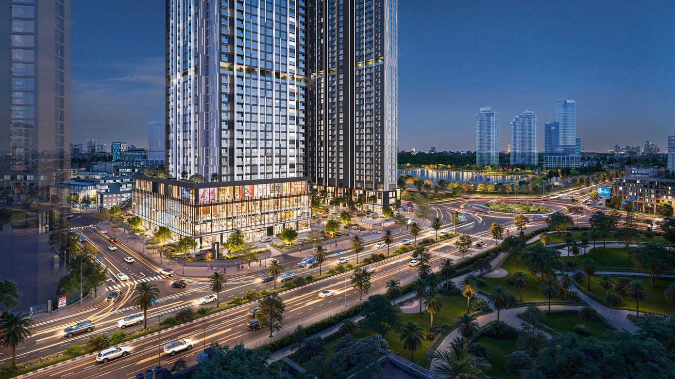 Trung tâm thương mại cùng shop apartment sôi động tại The Matrix One Premium