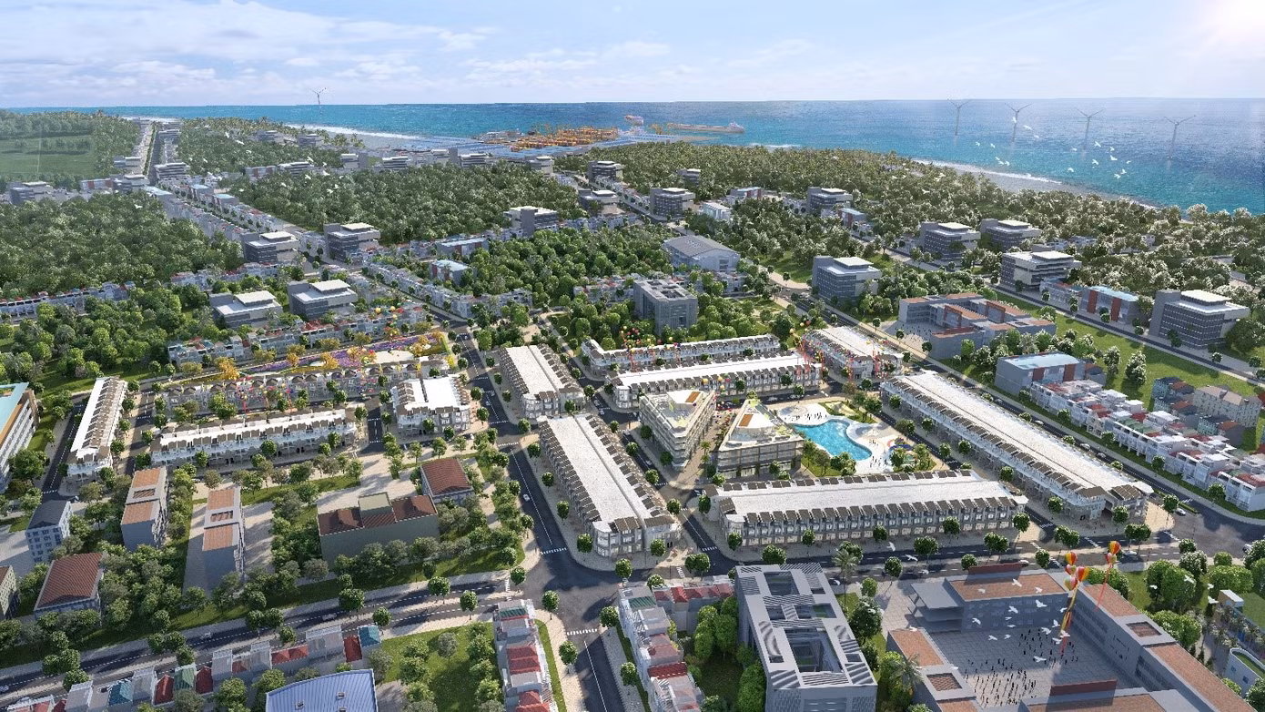 Phối cảnh khu đô thị thương mại kiểu mẫu ROX Living Đông Hải