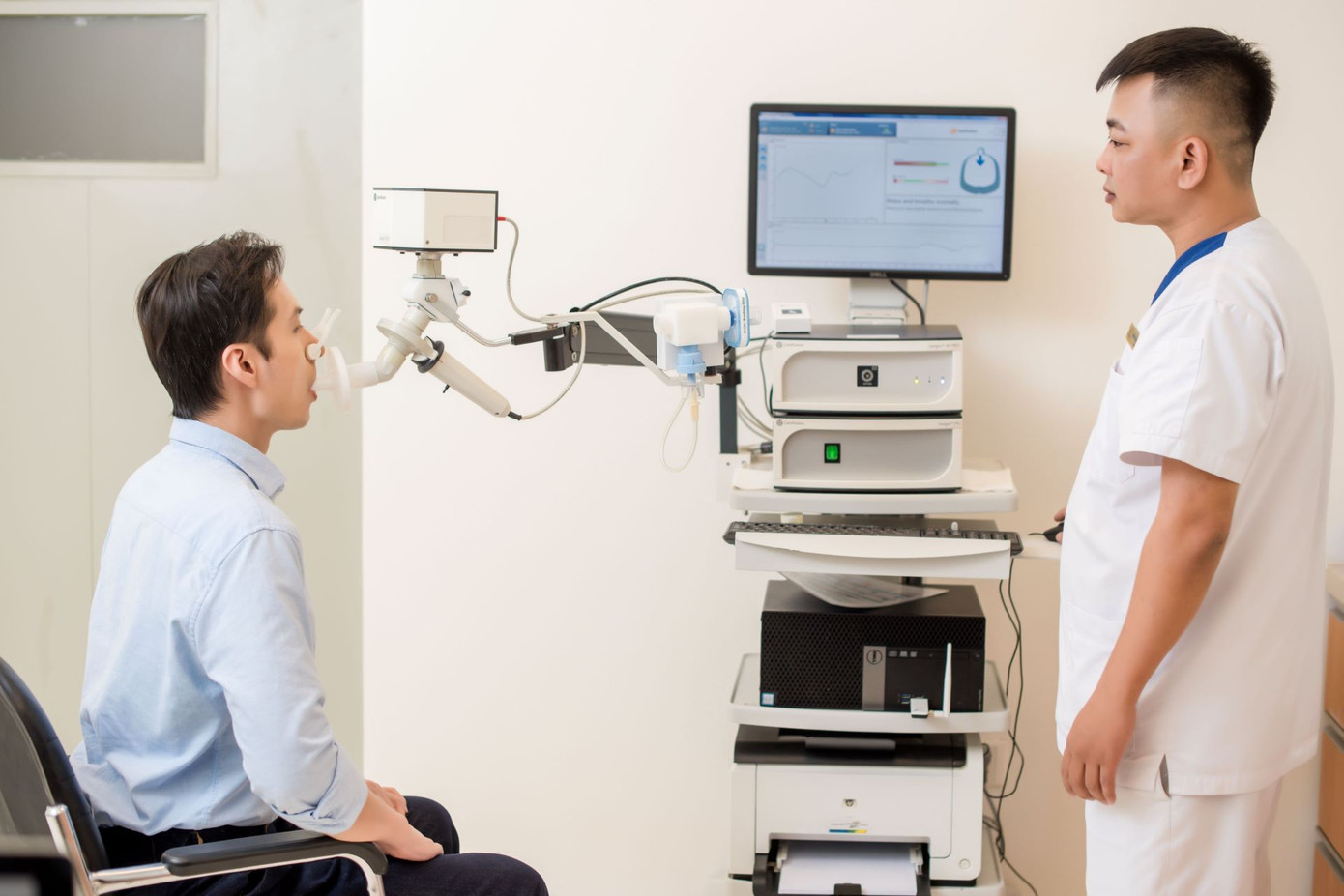 Trung tâm Dị ứng - Miễn dịch lâm sàng sở hữu hệ thống trang thiết bị hiện đại. Trung tâm Dị ứng - Miễn dịch lâm sàng sở hữu hệ thống trang thiết bị hiện đại.