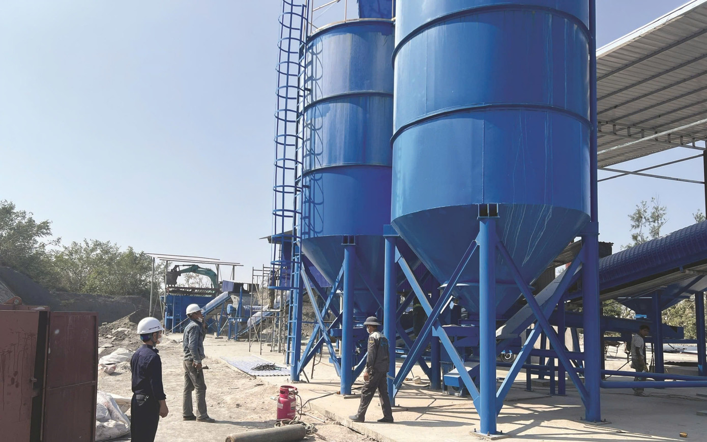 Thiết bị xử lý bãi thải thạch cao phospho Đình Vũ