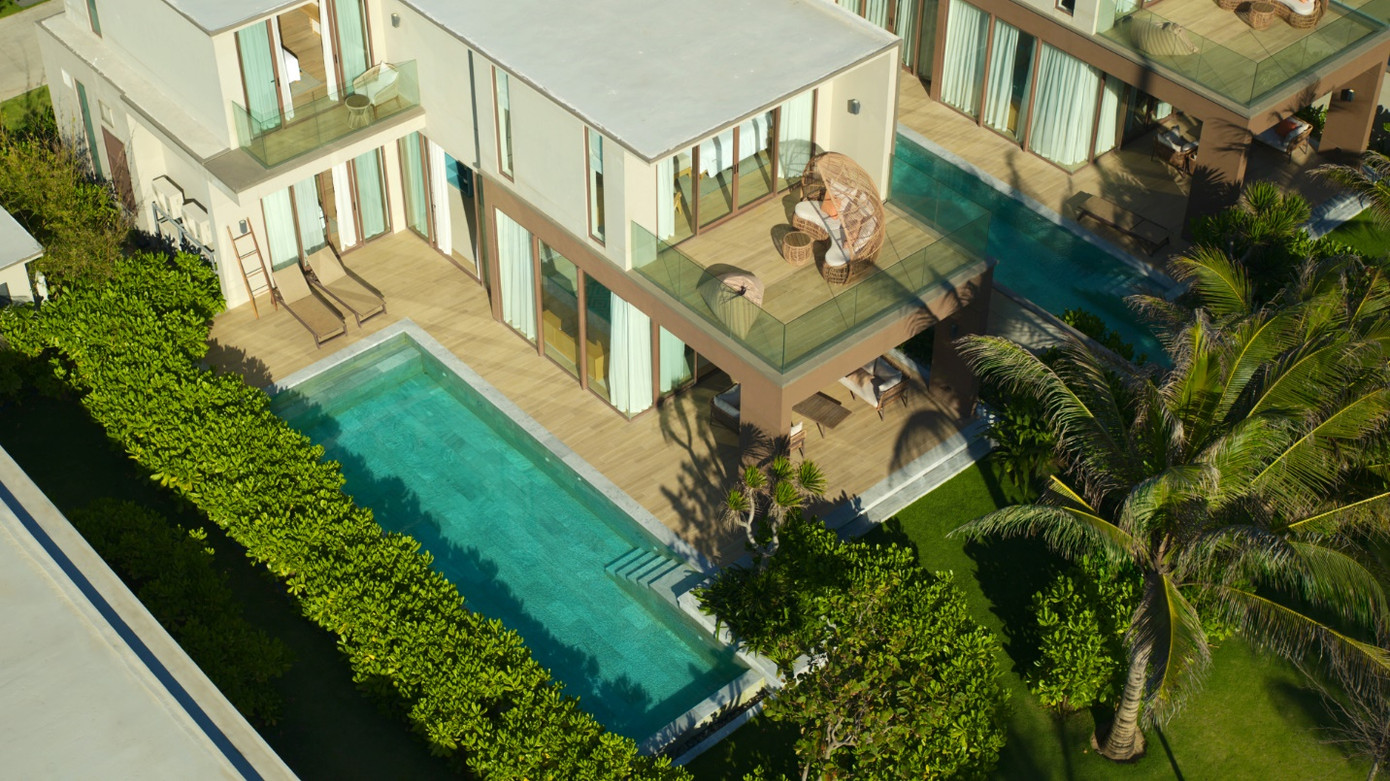 Một không gian sống đủ yên để gắn kết với nội tại. Hình: The Ocean Resort Quy Nhon