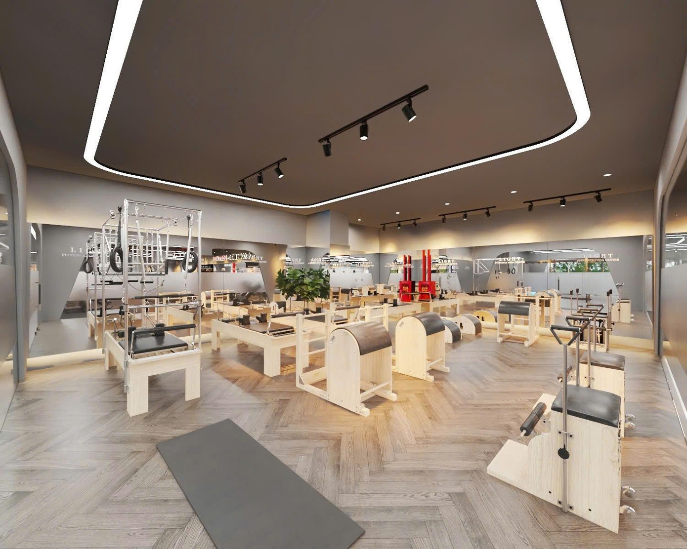 Không gian phòng tập Light Fitness tại Vincom Mega Mall Ocean City