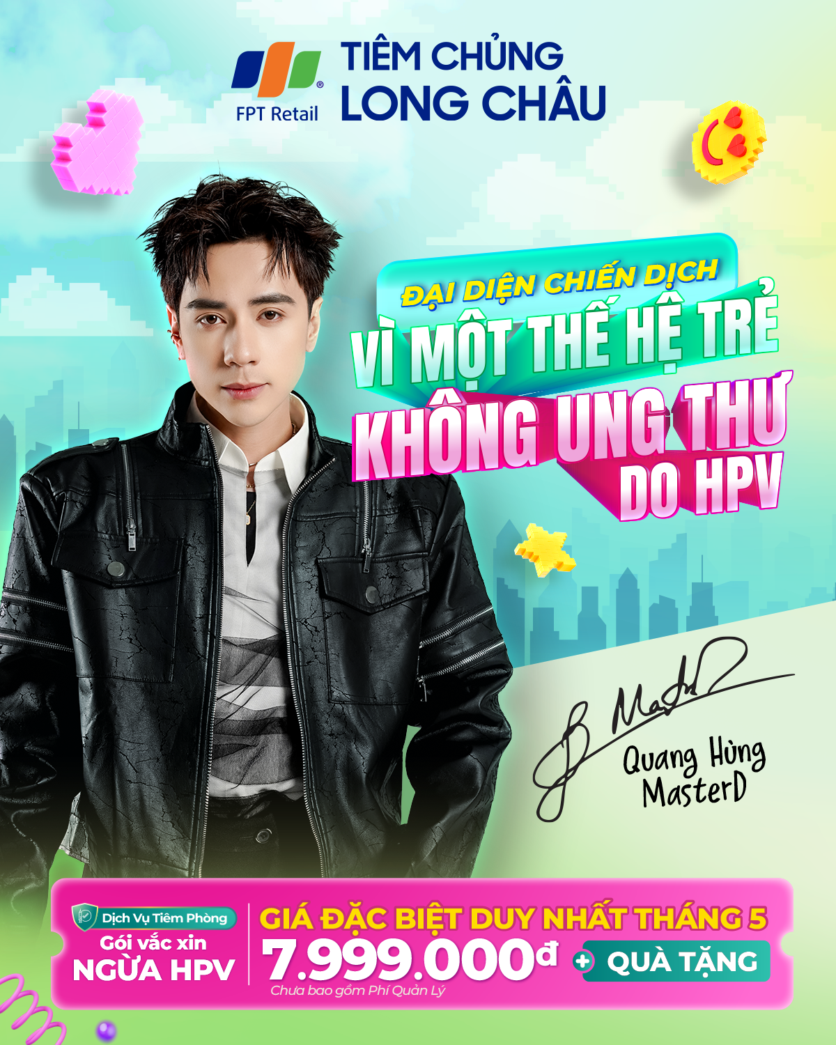 Chiến dịch “Vì một thế hệ trẻ không ung thư do HPV” được Tiêm chủng Long Châu phát động với nhiều kiến thức bổ ích và ưu đãi hấp dẫn