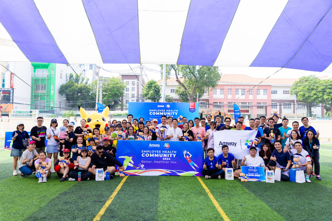 Chương trình Khỏe mạnh và Hạnh phúc Better, Healthier You với mục tiêu xây dựng thói quen vận động và dinh dưỡng lành mạnh cho nhân viên Amway