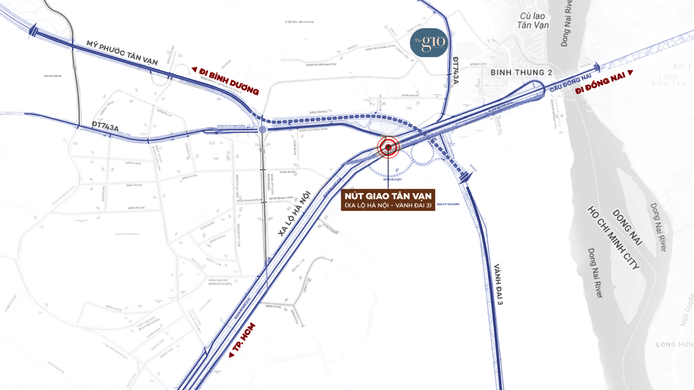 Đồ họa nút giao Tân Vạn (Xa lộ Hà Nội - Vành Đai 3) Đồ họa nút giao Tân Vạn (Xa lộ Hà Nội - Vành Đai 3)