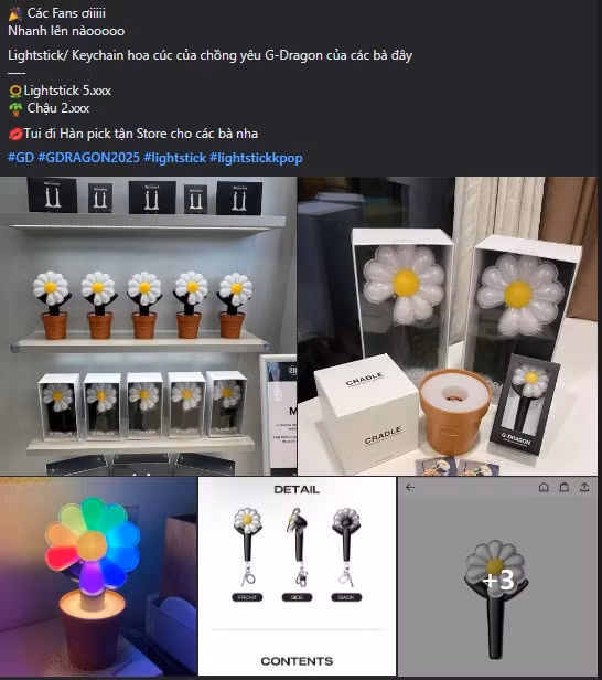 Mức giá lightstick tăng gấp nhiều lần nhưng fan vẫn chịu chi để sở hữu biểu tượng đặc trưng của G-Dragon