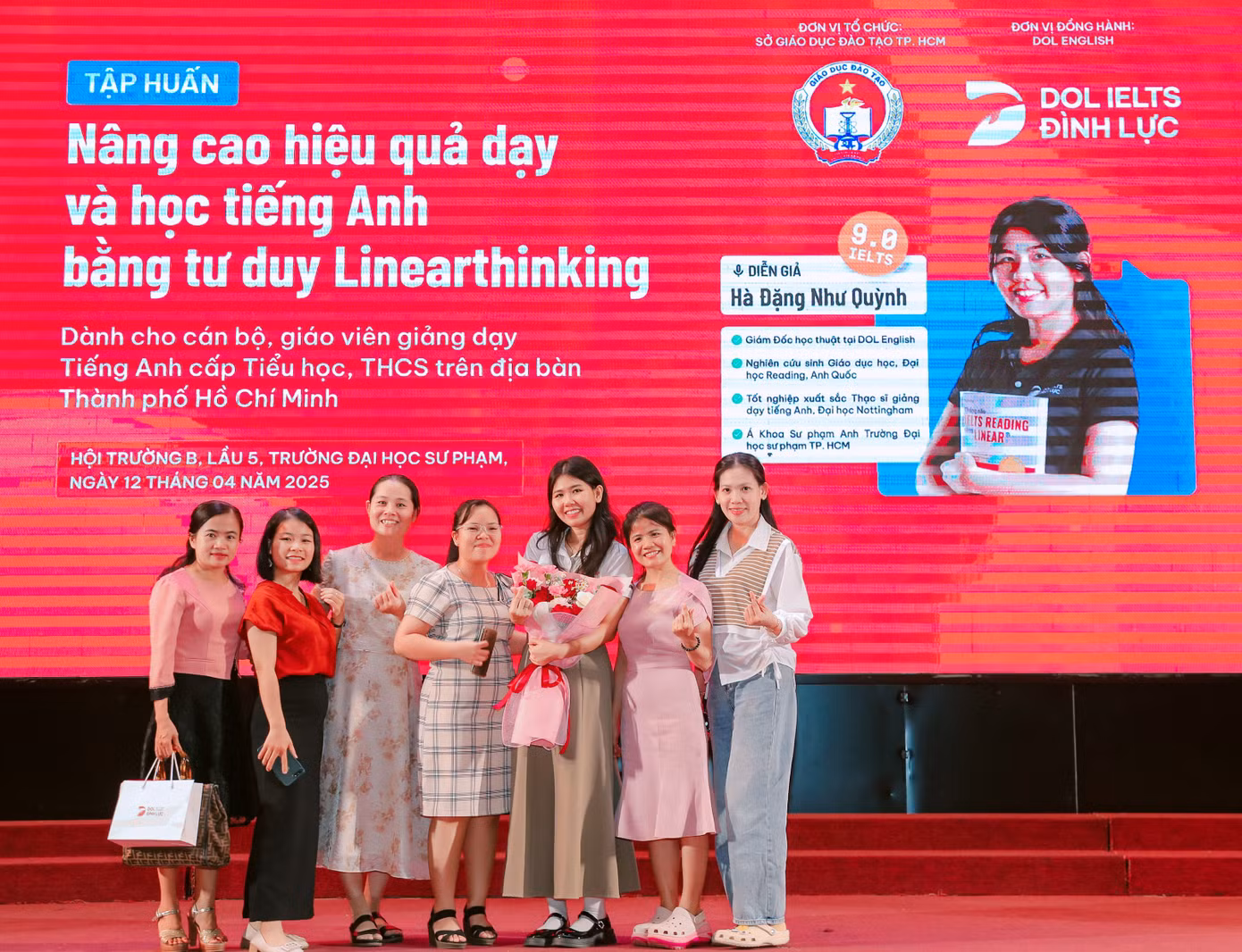 Phương pháp Linearthinking được Trung tâm Thông tin và Chương trình giáo dục (Sở Giáo dục - Đào tạo TP.HCM) mời chia sẻ tại một buổi tập huấn với 800 giáo viên trường tiểu học, THCS Phương pháp Linearthinking được Trung tâm Thông tin và Chương trình giáo dục (Sở Giáo dục - Đào tạo TP.HCM) mời chia sẻ tại một buổi tập huấn với 800 giáo viên trường tiểu học, THCS