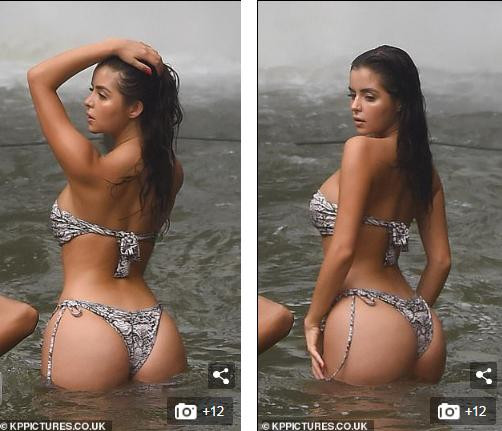 Loạt ảnh bikini 'nhức mắt' của nàng mẫu nội y được ví như Kim siêu vòng 3 ảnh 1